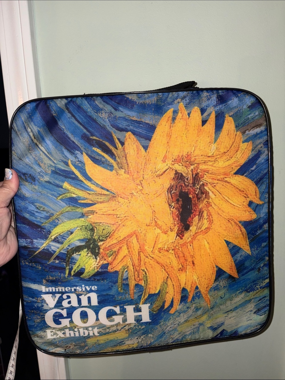 Van Gogh Immersive Experience Sunflower Art Seat Cushion